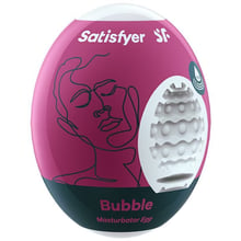 Самозмащувальний мастурбатор-яйце Satisfyer Egg Bubble (одноразовий, не вимагає мастила): Для кого Для мужчин