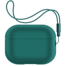 Чехол ArmorStandart Silicone Case with straps Dark Green (ARM68612) for Apple Airpods Pro 2: Тип Чехол