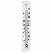 Термометр кімнатний TFA дерево/білий 180х30 мм