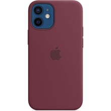 Аксесуар для iPhone Apple Silicone Case with MagSafe Plum (MHKQ3) for iPhone 12 mini: Колір фіолетовий