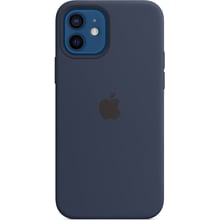 Аксесуар для iPhone Apple Silicone Case with MagSafe Deep Navy (MHL43) for iPhone 12 / iPhone 12 Pro: Колір синій