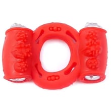 Ерекційне вібро кільце BOSS Vibrating Cock Ring Double Red, BS6700036: Виробник BOSS of TOYS