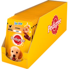 Влажный корм Pedigree для щенков Курица в желе 24х100г (5900951262555)