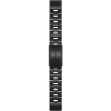 Garmin QuickFit 22mm Watch Bands Vented Titanium Bracelet with Carbon Grey DLC Coating (010-12863-09)