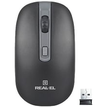 Мишка REAL-EL RM-303 Black/Grey: інтерфейс підключення Wireless