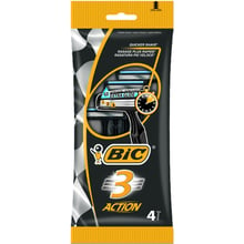 BIC Action 3 Станки для бритья без сменных картриджей 4 шт.: Вид Бритвенные станки