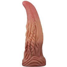 Фаллоимитатор Dual-Layered Silicone Tongue 10" Brown: Назначение Вагинальные