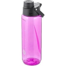 Фляга Пляшка Nike TR RENEW RECHARGE CHUG BOTTLE 24 OZ Рожево-чорно-білий УНІ 709 мл (N.100.7636.644.24): Виробник Nike