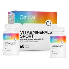 OstroVit VITA&MINERALS Sport Витамины и минералы 60 капсул