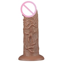 Фалоімітатор LoveToy Realistic Chubby Dildo Brown 10.5": Призначення Вагинальные