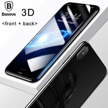 Аксесуар для iPhone Baseus Tempered Glass Set (Front and Back) Transparent (SGAPIPHX-TZ02) for iPhone X/iPhone Xs: Колір прозорий