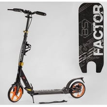 Двухколесный самокат с дисковым тормозом Best Scooter Factor BS-98033 Оранжевый: Количество колес 2