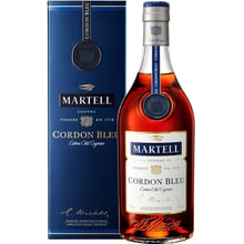 Коньяк Martell Cordon Blue 0.7л, 40% with box: Объем, л 0.7