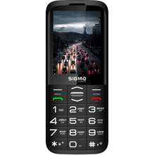 Мобильный телефон Sigma mobile Comfort 50 Grace Dual Sim Black (UA UCRF): Дисплей 2.8" TFT (240x320)