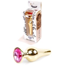 Анальна пробка Boss Series - Jewellery Gold BUTT PLUG Pink (BS6400062): Для кого Унисекс