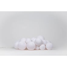 Гірлянда Cotton ball lights на 50 куль 7,5м, White: Тип Бавовняні кульки