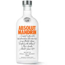 Горілка Absolut Mandrin, 0.7л 40% (STA7312040050703): Об'єм, л 0.7