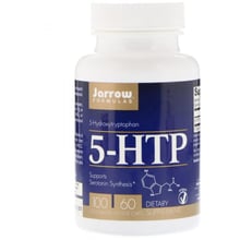 Jarrow Formulas 5-HTP 100 mg 60 Veggie Caps 5-гідрокси L-триптофан: Тип триптофан