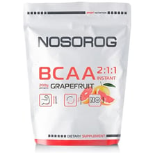 Аминокислота для спорта Nosorog Nutrition BCAA 2:1:1 200 g /36 servings/ Grapefruit: Тип BCAA