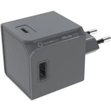 Зарядное устройство Allocacoc Wall Charger 2xUSB+2xUSB-C USBcube 65W PD Gray (DH1253GY/EUPD65): Особенности Быстрая зарядка, Power Delivery (PD), USB-C