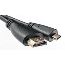 Кабель і перехідник PowerPlant HDMI для HDMI D (мікро), 0.5m (KD00AS1241): Тип кабель