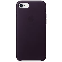 Чохол для iPhone Apple Leather Case Dark Aubergine (MQHD2) for iPhone SE 2020/iPhone 8/iPhone 7: Колір фіолетовий