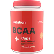 Амінокислота для спорту AB PRO ВСАА Caps 400 капсул: Тип BCAA