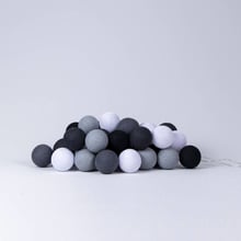 Гірлянда Cotton ball lights на 20 куль 3,8м, Antra: Тип Бавовняні кульки