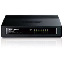 Сетевой коммутатор TP-Link TL-SF1016D: Порты только Fast Ethernet (10/100)