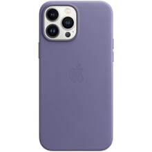 Аксесуар для iPhone Apple Leather Case with MagSafe Wisteria (MM1P3) for iPhone 13 Pro Max: Колір фіолетовий