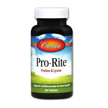 Carlson Labs Pro-Rite, Proline And Lysine, 60 Tablets (CAR-04230): Тип Пролин