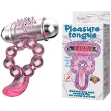 Ерекційне кільце з вібрацією Pleasure Tongue Ring, BI-014075: Виробник LYBAILE