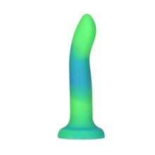 Фалоімітатор, що світиться в темряві ADDICTION - Rave - 8" Glow in the Dark Dildo - Blue Green: Призначення Вагинальные