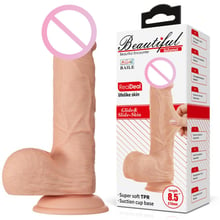 Фалоімітатор LYBAILE Beautiful Encounter Bahamut Dildo Flesh, 21,8 см: Призначення Вагинальные