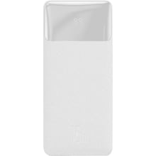 Внешний аккумулятор Baseus Power Bank 10000mAh Bipow Display 15W White (PPDML-I02): Количество USB 3