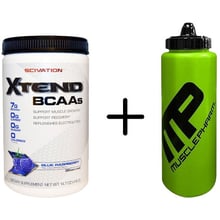 Амінокислота для спорту Scivation Xtend BCAAs 416 g /30 servings/ Blue Raspberry+Musclepharm Water Bottle 700 ml: Тип BCAA