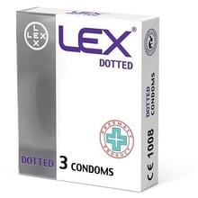 Презервативи LEX Dotted 3 шт: Тип Для максимального захисту