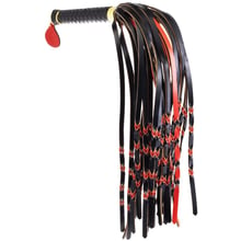 Флогер LOCKINK Sevanda Red & Black Braided Tail Flogger: Виробник LOCKINK