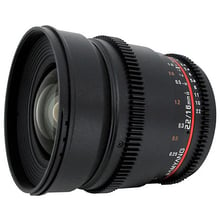 Объектив для фотоаппарата Samyang 16mm T2.2 Cine ED AS UMC CS (EOS-M Mount): Тип объектива Широкоугольный