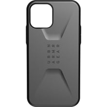 Чохол для iPhone Urban Armor Gear UAG Civilian Silver (11235D113333) for iPhone 12 / iPhone 12 Pro: Колір сріблястий