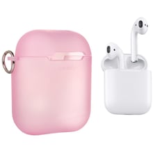 Чехол для наушников Becover Case LingLong i-Smile with Belt Pink IPH1449 (702327) for Apple AirPods: Тип Чехол