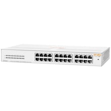 Сетевой коммутатор HP 1430-24G (R8R49A): Порты только Gigabit Ethernet (10/100/1000)