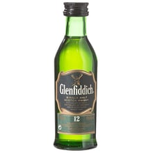 Віскі Glenfiddich 12 Years Old 0.05л (DDSAT4P016): Об'єм, л 0.05