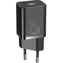 Зарядное устройство Baseus USB-C Wall Charger Super Si 25W Black (CCSP020101): Особенности Быстрая зарядка, Power Delivery (PD), USB-C