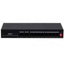 Сетевой коммутатор Dahua DH-PFS3010-8ET-65: Порты только Fast Ethernet (10/100)