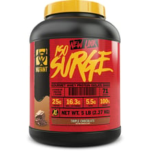 Протеїн Mutant Iso Surge 2270 g / 73 servings / Triple Chocolate: Вид сироваткові