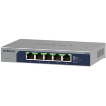 Мережевий комутатор Netgear MS105 (MS105-100EUS): Порти только Gigabit Ethernet (10/100/1000)