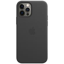 Аксесуар для iPhone Apple Leather Case with MagSafe Black (MHKM3) for iPhone 12 Pro Max: Колір чорний