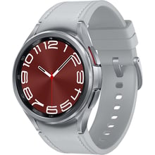 Смарт-часы Samsung Galaxy Watch 6 Classic 43mm Silver with Hybrid Eco-Leather Silver Band (SM-R950NZSA)
