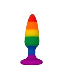 Анальна пробка Wooomy Hiperloo Silicone Rainbow Plug S: Для кого Унисекс